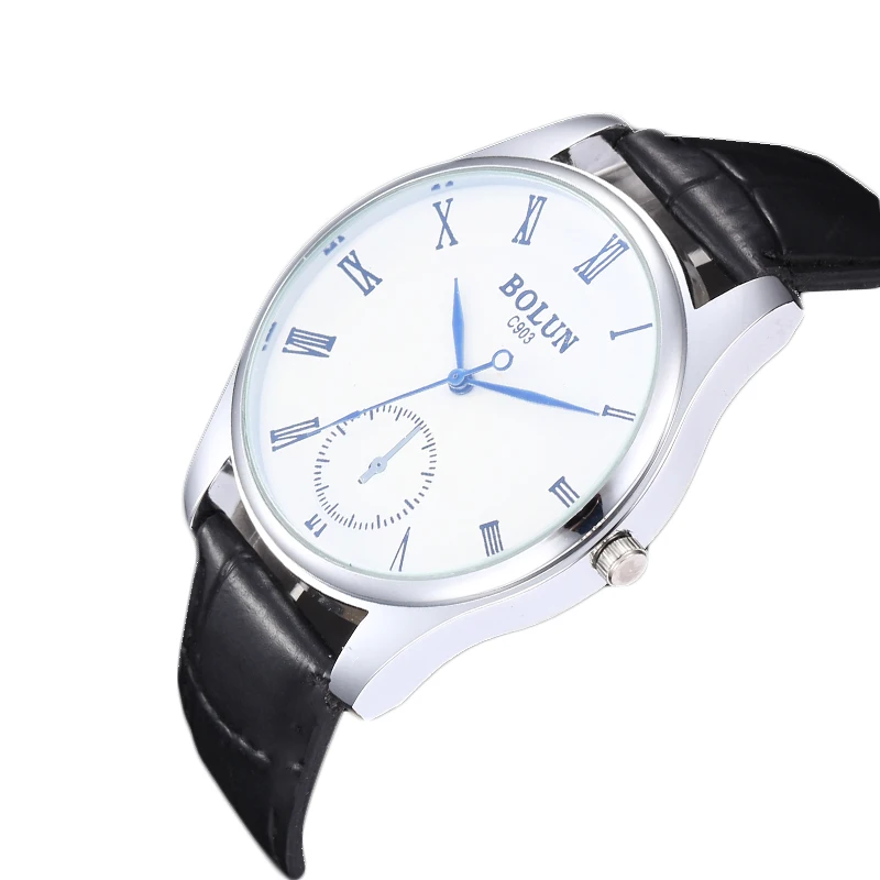 

Elegant Black Leather Men Watch Fashion Quartz Men's Watches Minimalist Man Dress Wristwatch Men Casual Clock Reloj Hombre #2TMD