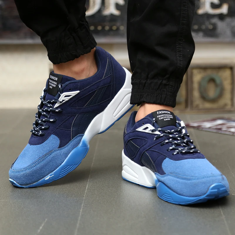 2017 Новых Прибытия Замши мужская Обувь Удобные Мужчины Повседневная Для Ходьбы