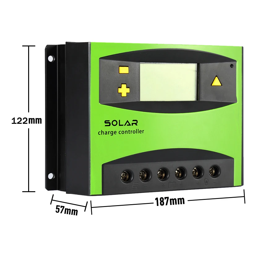 50A 60A PWM регулятором солнечного заряда контроллер 12V 24V Авто 48V Батарея Панели солнечные контроллер Системы регуляторы ЖК-дисплей Дисплей