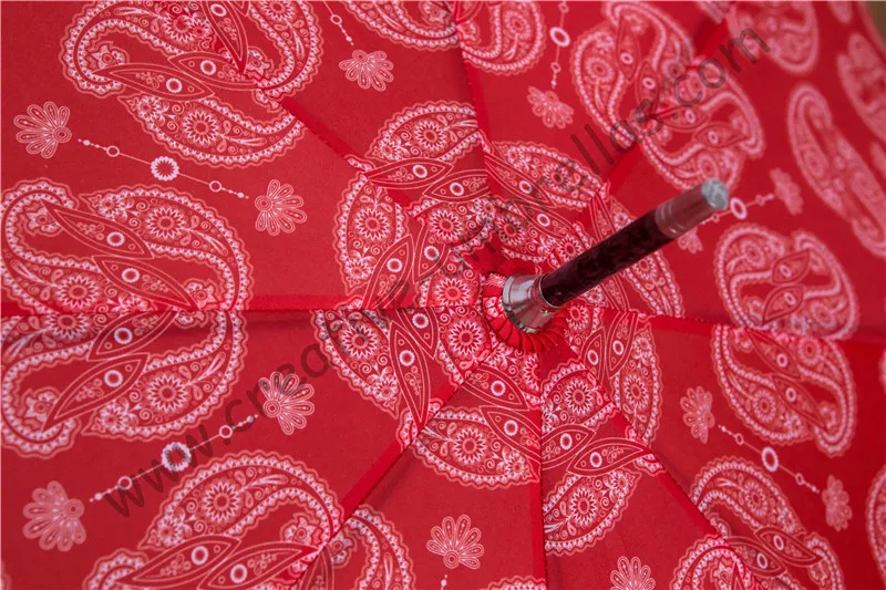 Прямые зонтики из ротанга (3 шт./лот) дизайн с принтом эпонжа Дамаска 210T