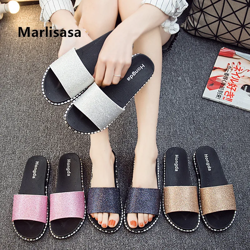 Marlisasa Vrouwen Pantoffels/женские модные высококачественные слипоны на толстой подошве