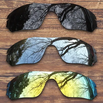 Black.Silver.Gold ToughAsNails поляризованные Сменные линзы для солнцезащитных очков с радаром Оукли-несколько вариантов - Цвет линз: Black.Silver.Gold