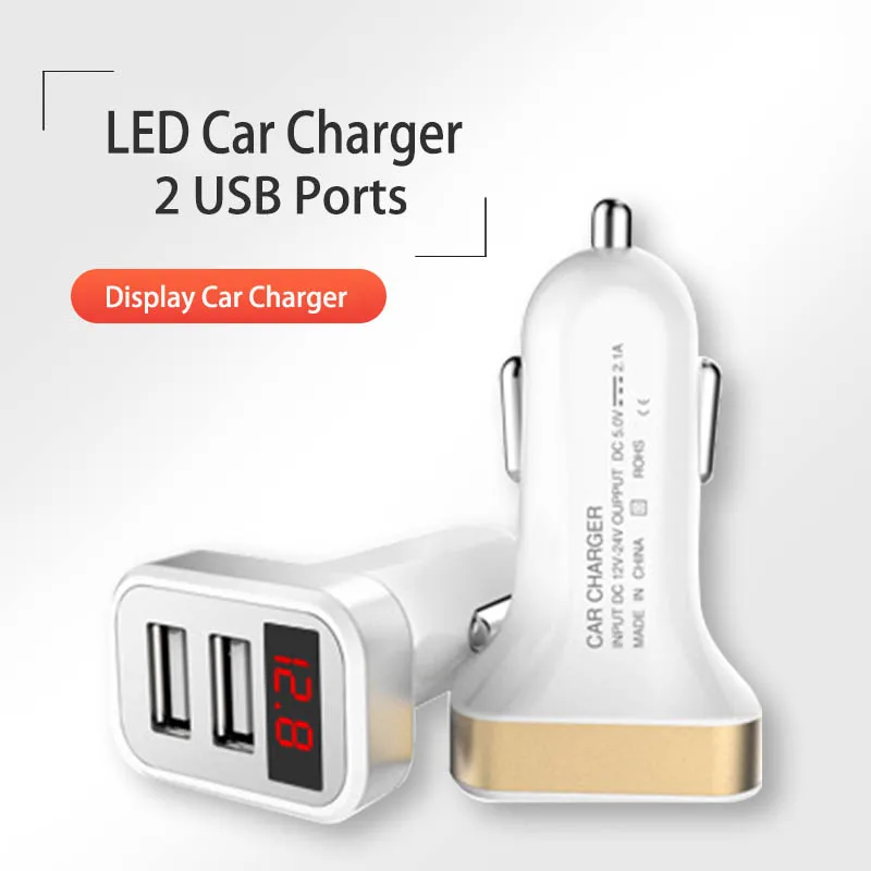 Автомобильное зарядное устройство USB быстрая зарядка автомобиля 5 V 3A