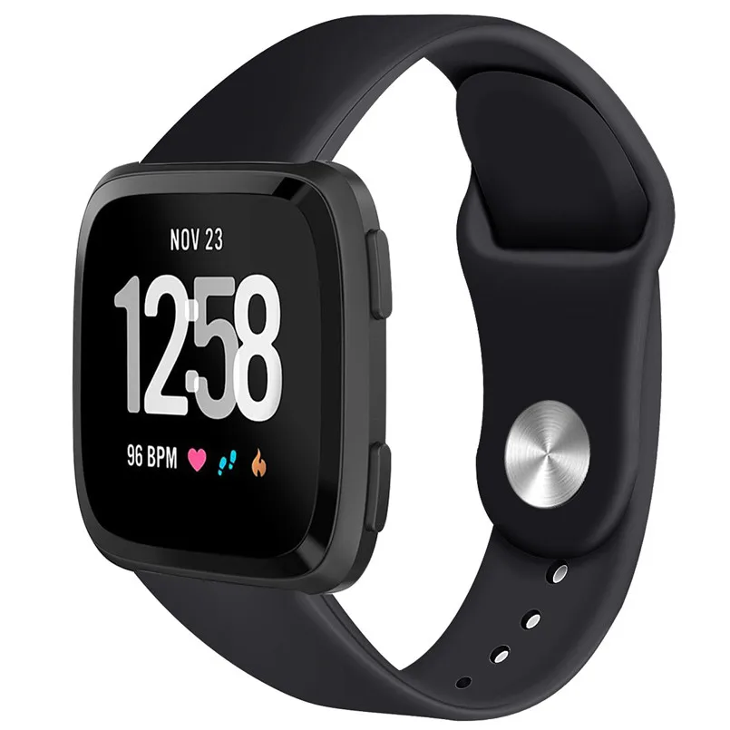 Watch Strap Soft Silicone Replacement Sport Classic Band For Fitbit Versa Smartwatch 3B18 | Электроника