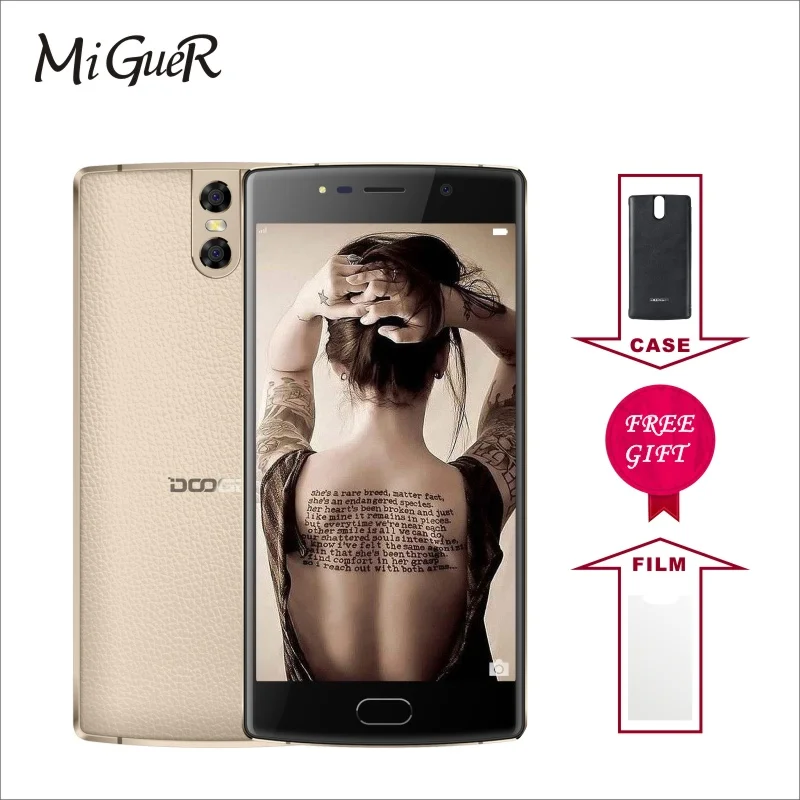 DOOGEE BL7000 4G LTE мобильный телефон Android 7 0 MT6750T Octa-Core 7060 мАч 4 Гб + 64 двойной 13.0MP