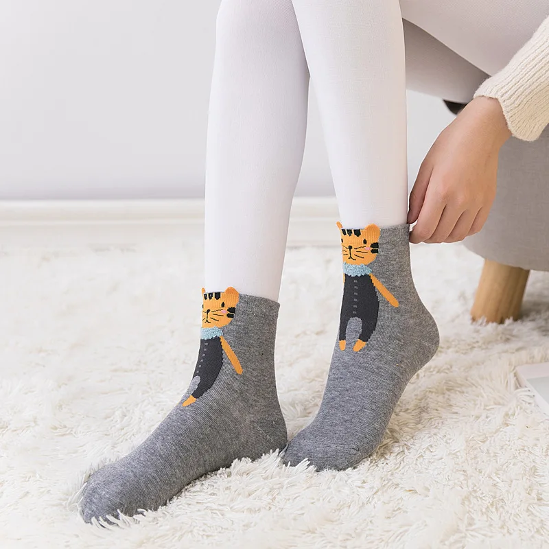 зебра тигр панда кролик трехмерная прекрасный мультфильм животных моды женщин