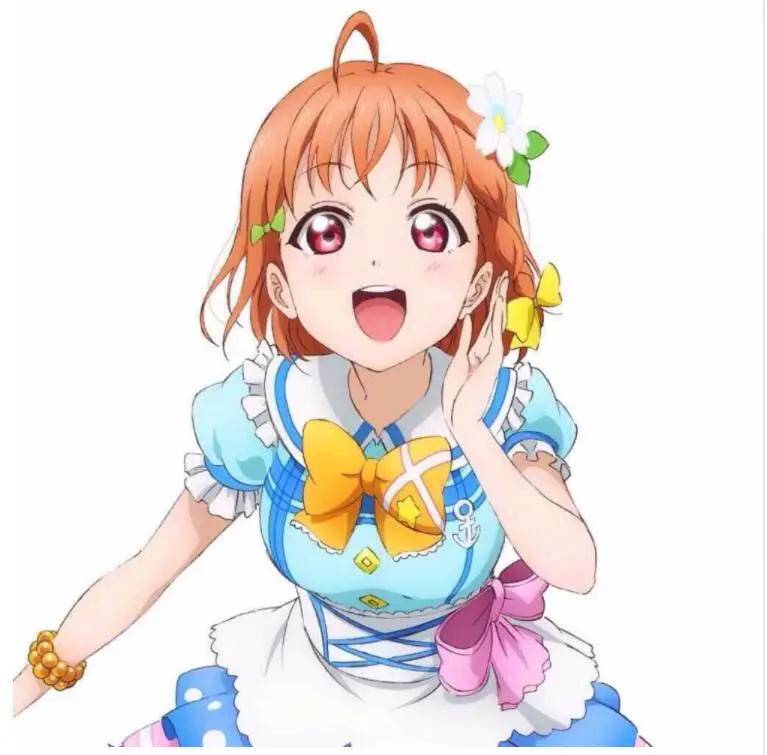 LIVA девушка новый высокое качество Chika Takami косплей парик любовь Live! Солнечном