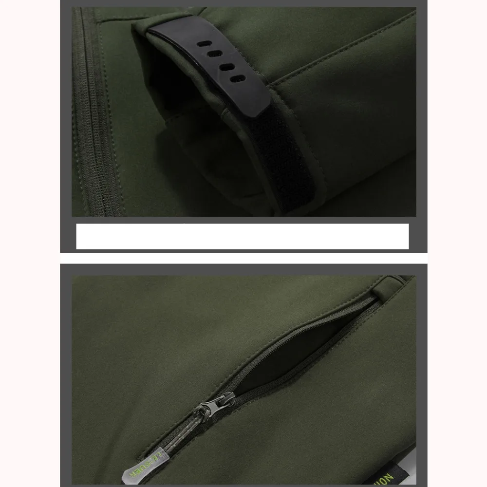 

Couple Thin Jacket Single Layer Cuffs Magic Buckle Design Chest Compression Zipper Hiking Camping Mountain Road Ride Hooded