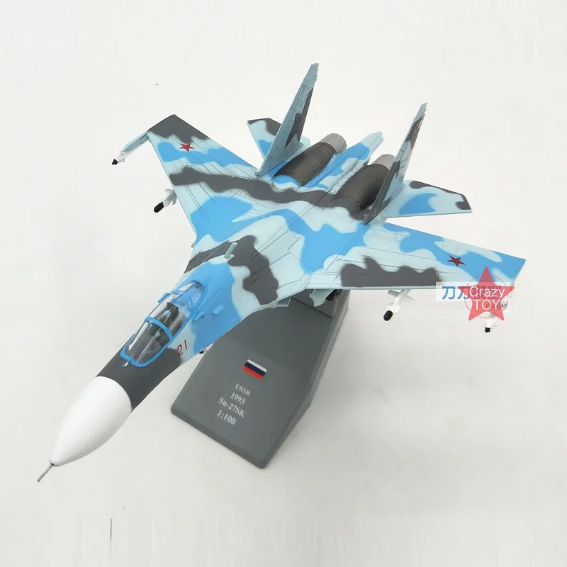 Амер русский SU 27SK сухой Su 27 бойцов 1/100 готовой сплава модель игрушки для сбора