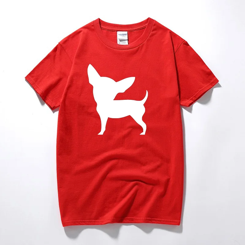 Chihuahua Dog Printed T-Shirt For Men Women Casual 100% Cotton Hipster Funny T Shirt Tshirt Summer Tops Tee Tumblr Drop Ship | Мужская