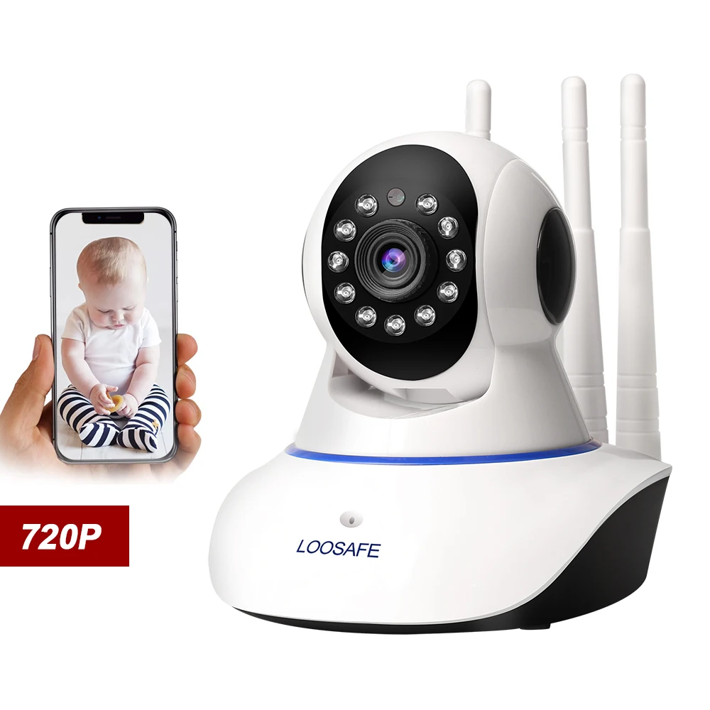 LOOSAFE Домашняя безопасность IP камера Автоматическое отслеживание PTZ облако Wifi IRCut