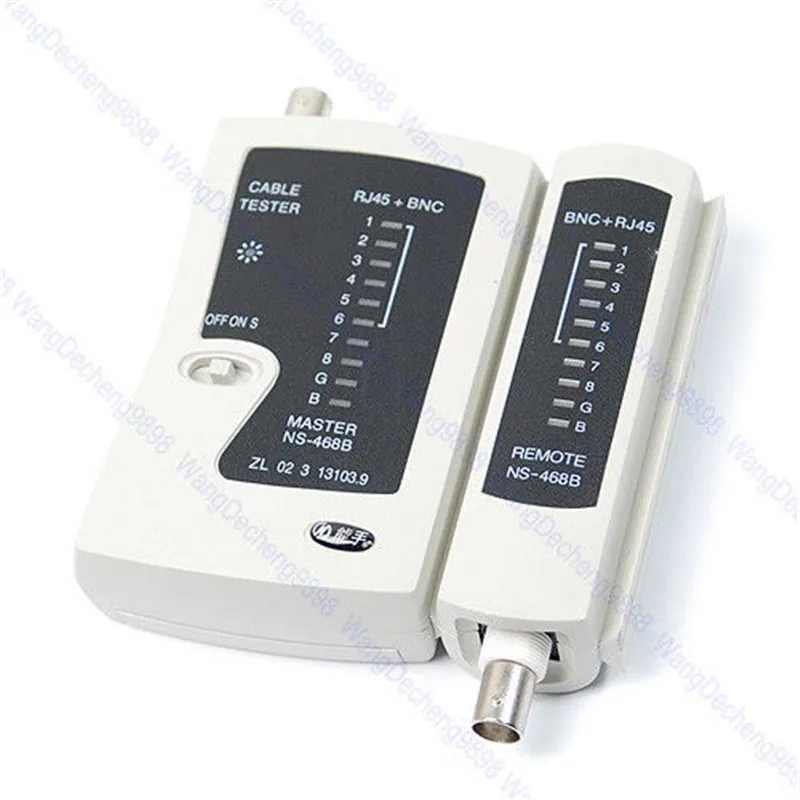 

BGEKTOTH Network Cable Tester Wire RJ45 BNC Tester Cable Tester Detector Remote Test Tools Networking Tool