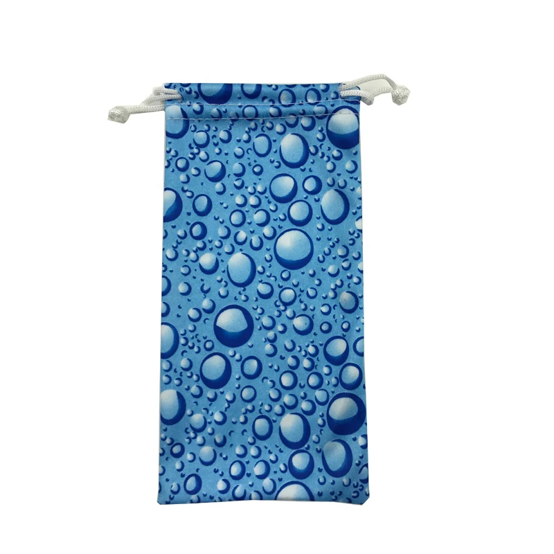 YPAY fashion high-grade microfiber needle two water drops pattern glasses bag sunglasses | Аксессуары для одежды