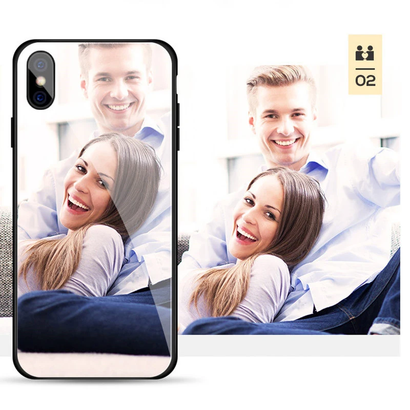 Рождественский подарок DIY Фото чехол из закаленного стекла для телефона на заказ Фото чехол для samsung Galaxy S9 S8 Plus s10 plus S7 Edge Coque