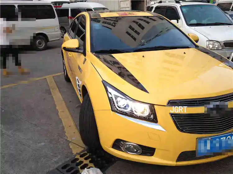 Автомобильный стиль светодиодный фары для Chevrolet Cruze 2010- для Cruze Головной фонарь светодиодный DRL Объектив двойной луч H7 HID Xenon bi xenon объектив