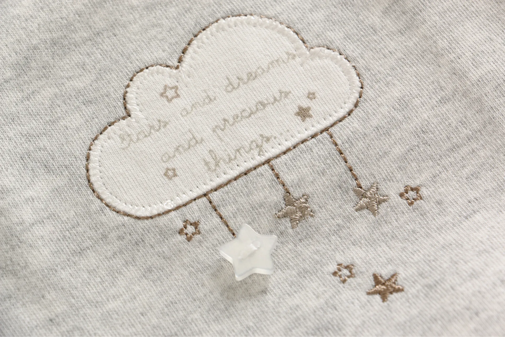 2019 Spring Baby Girl Romper Newborn Cotton Fluffy Dress Infant Long-sleeve Cloud Star Embroidery Clothing Girls Onesie | Детская одежда
