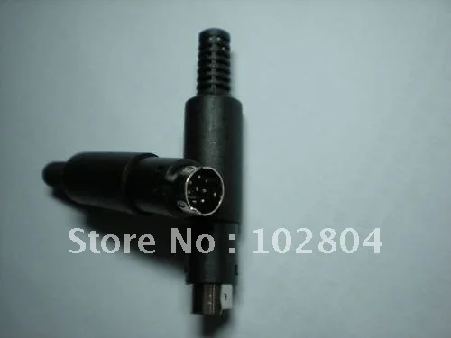 8 контактный разъем DIN Mini w/пластиковая ручка 10 шт. в партии|handle fittings|plug hondaplug silver |