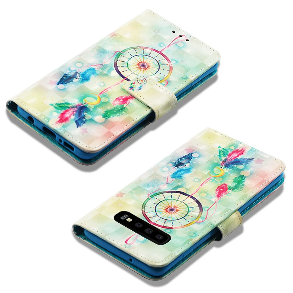 Кожаный чехол с бабочкой для samsung Galaxy Note 9 S9 Plus S10 Lite, флип-чехол с подставкой для iPhone XR, чехол s X 7 8 6S 5 5S SE C21