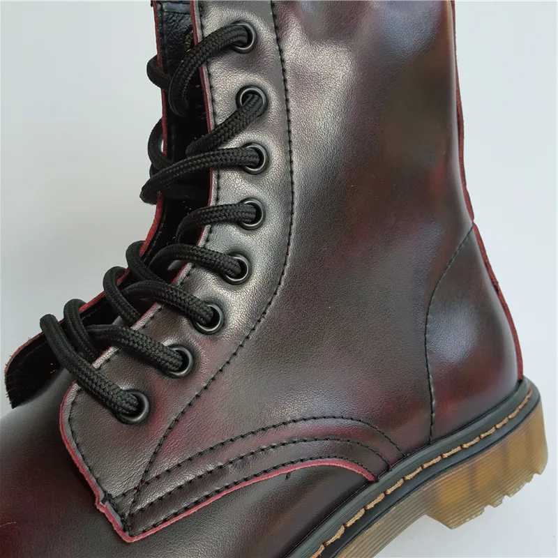 Мужские ботинки из натуральной кожи зимние в стиле милитари модные мужские