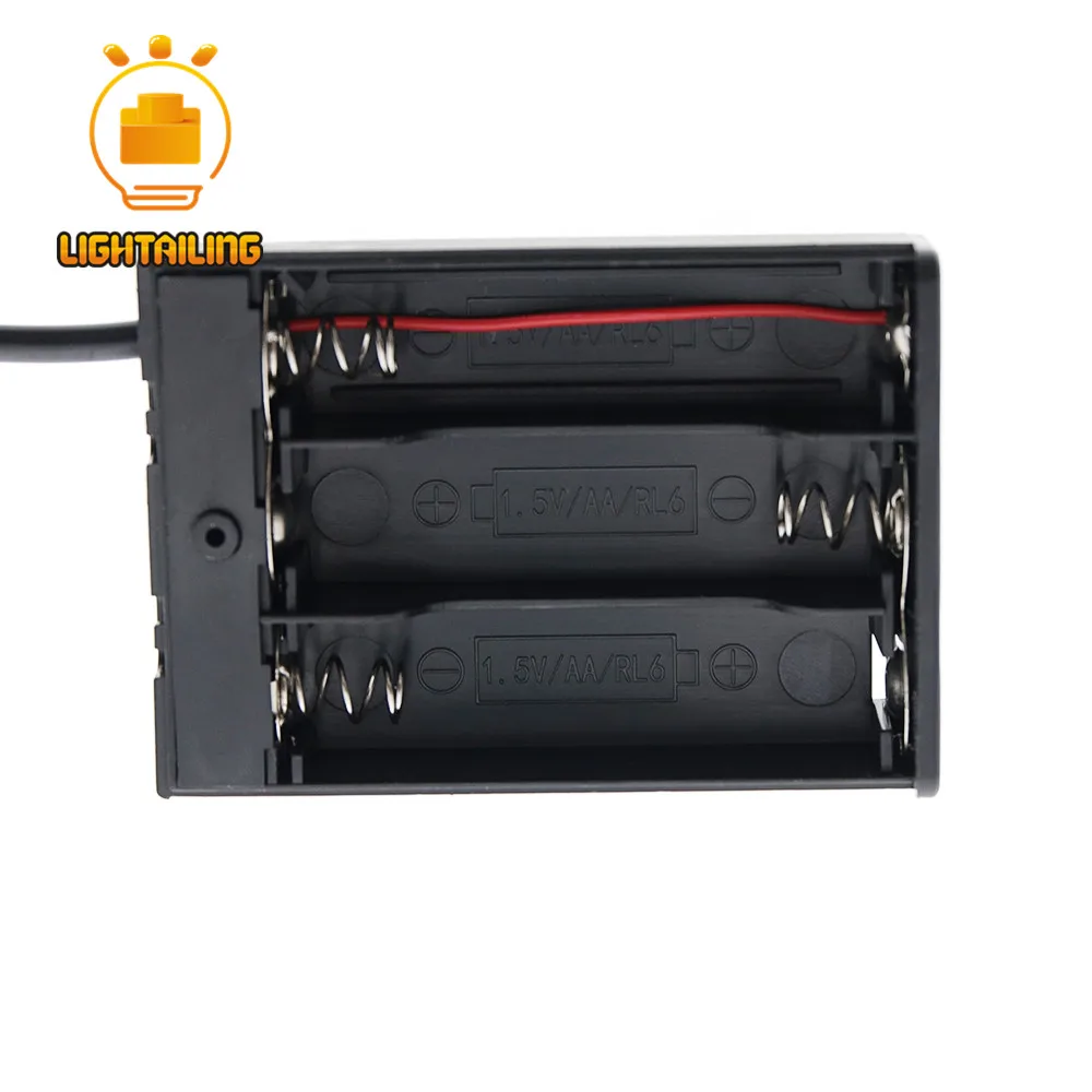 Lighttailing белый/черный USB концентратор с 7 портами Usb и батарейный блок для блока набор игрушек светодио дный свет комплект