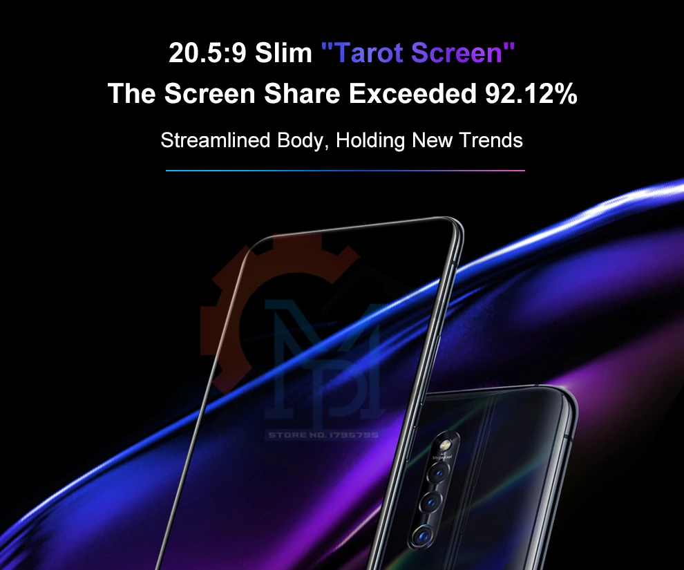 Vivo X27 Pro экран отпечатков пальцев мобильный телефон 6,7 дюймов 8 ГБ ОЗУ 256 Гб ПЗУ Восьмиядерный Snapdragon 710 Android 9,0 МП смартфон
