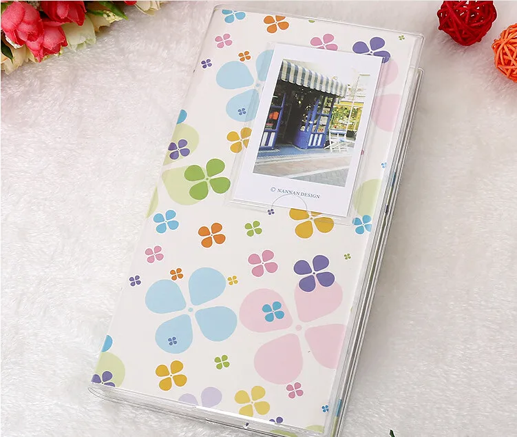 84 кармана Fujifilm Instax минипленки Instax Mini 8 7 s 70 25 50 s 90 имя карты прекрасный корейский стиль фото бумага альбом подарок