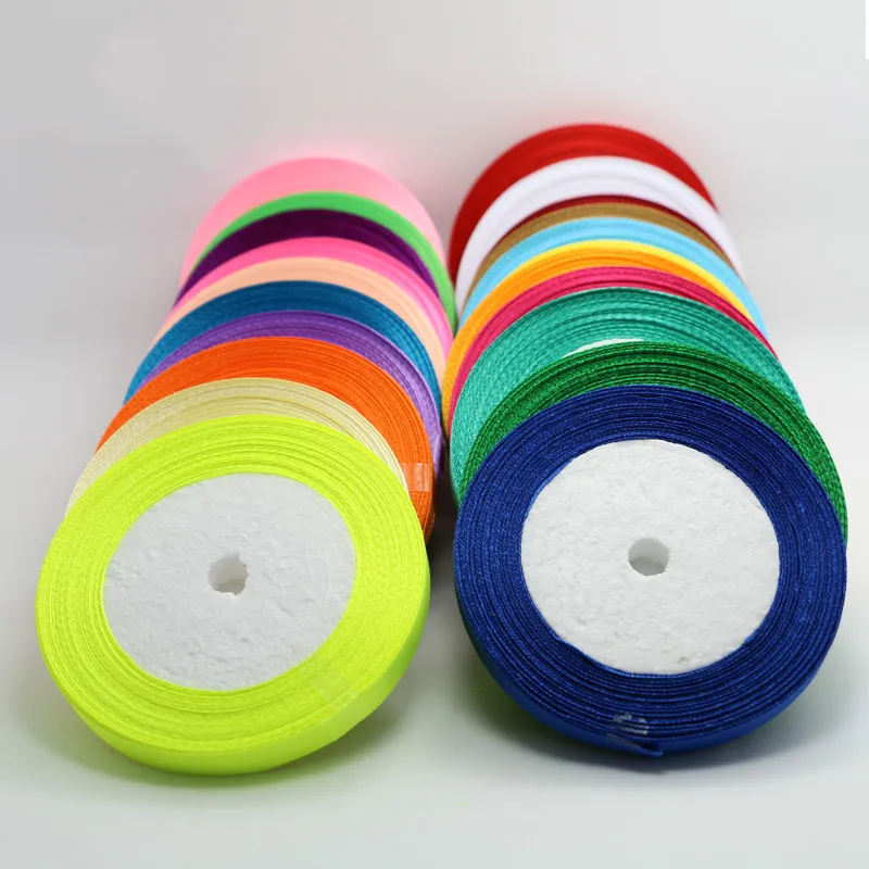 Рождественская вечеринка декоративная хлопковая шелковая атласная лента