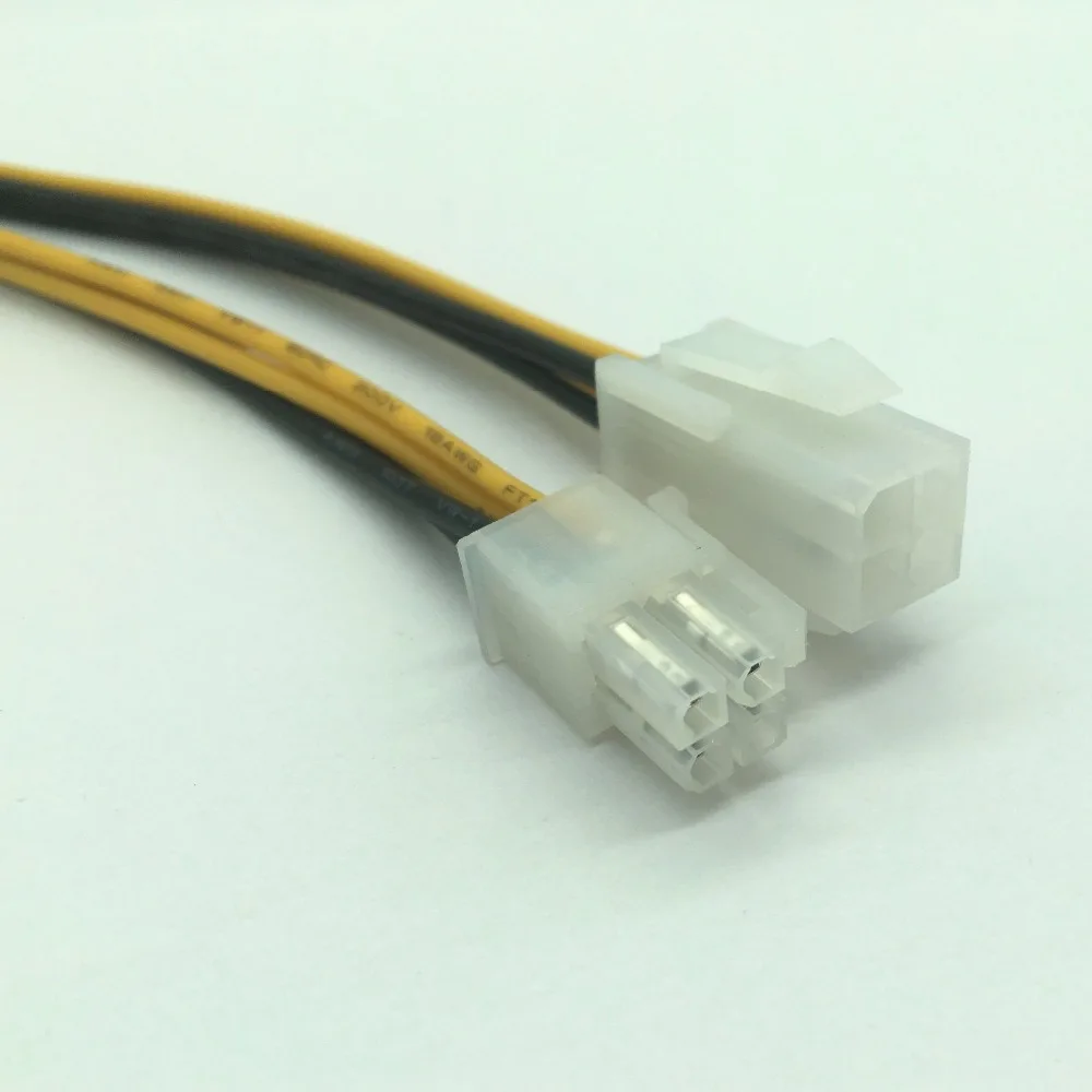 8 ATX 12 В P4 4-контактный дополнительный удлинитель для ЦПУ штекер-гнездо - купить по