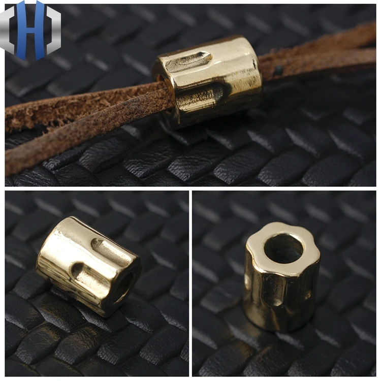 DIY латунный нож бусины медный материал для изготовления ножа Ручка ЧПУ брелок кулон EDC Мульти инструменты бусы на веревочке