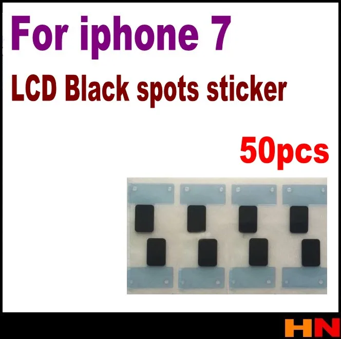 50 шт для iphone 7 4 ЖК-дисплей с блестками и черными пятнами стикер | Мобильные