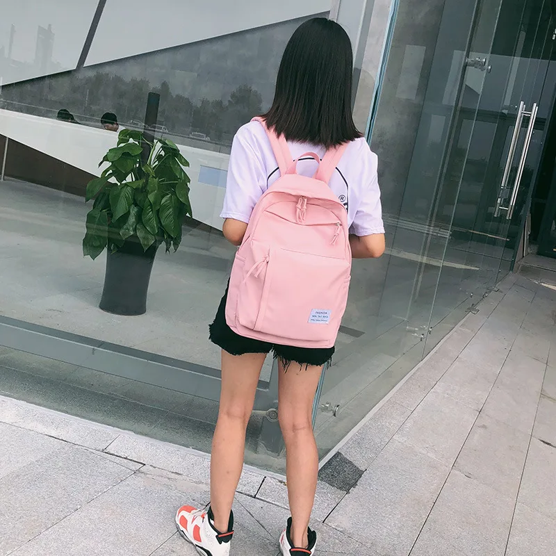 Женский минималистичный рюкзак Harajuku Корейская Студенческая школьная сумка для