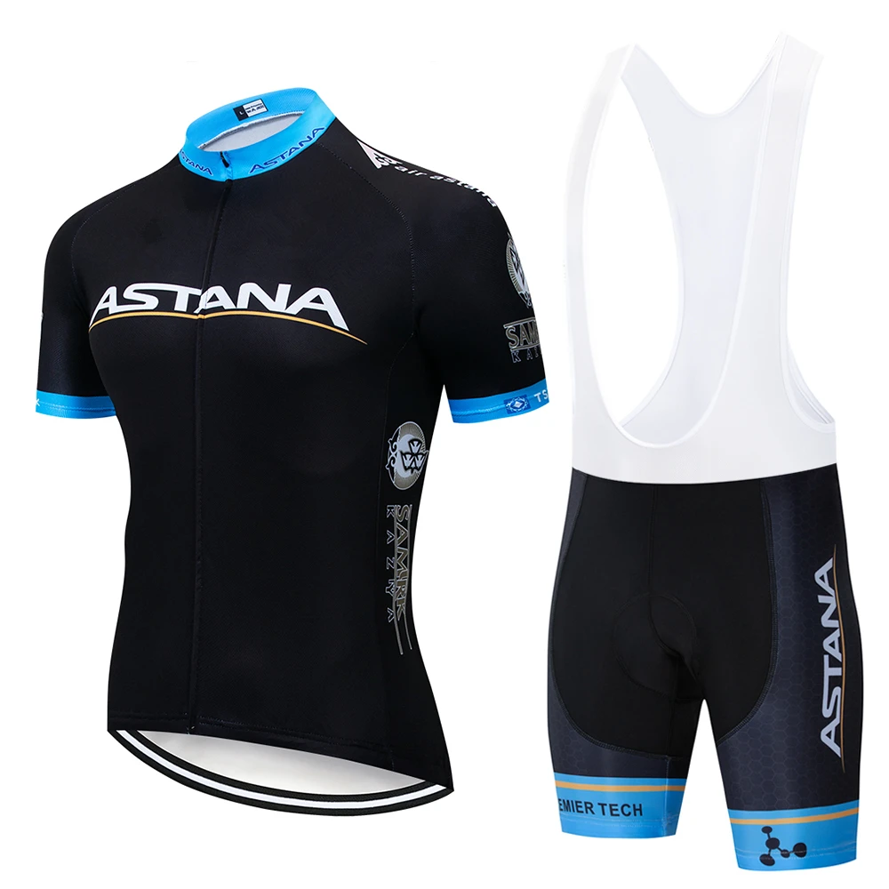 Новинка 2019 г. ASTANA Pro team черные майки для велоспорта гелевая Подушка 19d MTB велосипед