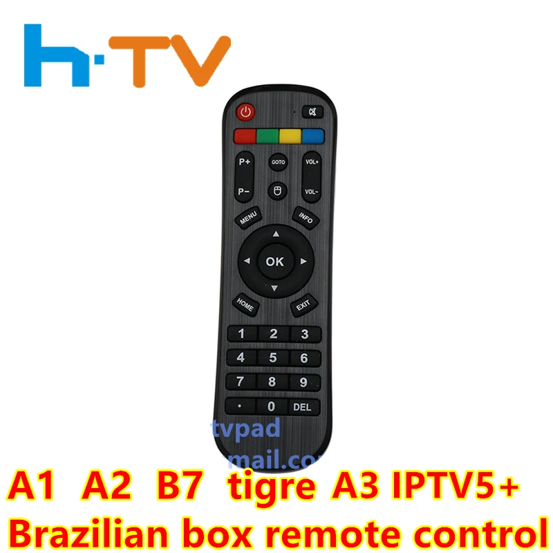 Бесплатная доставка новая ТВ приставка H A1 A2 A3 B7 Tiger luna iptv5 plus + пульт