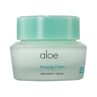 korea cosmetic its skin aloe relaxing cream 50ml face cream aloe vera skin care whitening moisturizing acne treatment cream