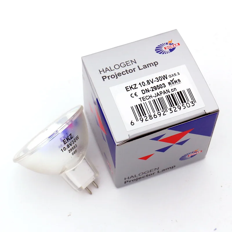 Флуоресцентная спектрометровая лампа 10 8 В 30 Вт/EKZ 10.8V30W MR16 GX5.3|Галогенные лампочки|