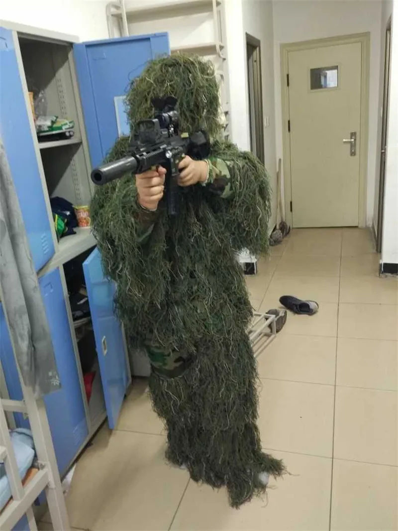 Костюм для косплея PUBG Ghillie костюм Хэллоуина Playerunknown Battlegrounds камуфляжная