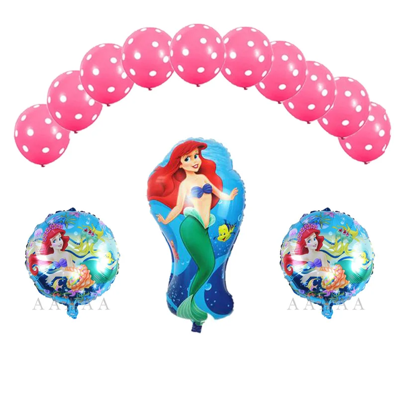 13pc pink set P18 13 шт./лот набор воздушных шаров Рапунцель включает латексный шар и 18 дюймовый круглый фольгированный шар принцессы Рапунцель для девочек на день рождения - Цвет: 13pc pink set P18