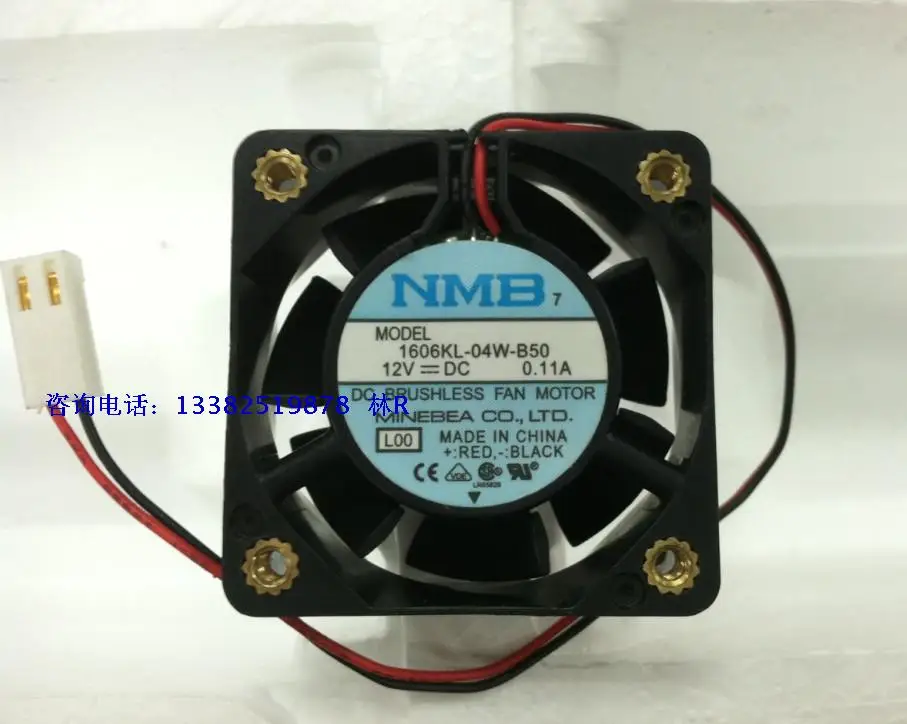 Новый NMB-MAT NMB 1606KL-04W-B50 DC12V 4015 Вентилятор охлаждения |