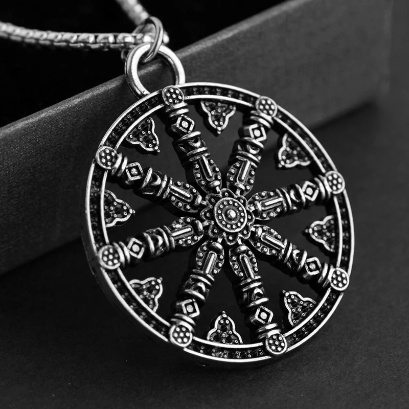 Символ викингов норсе Runic якорь ожерелье Ретро Винтаж компас руль подвеска для