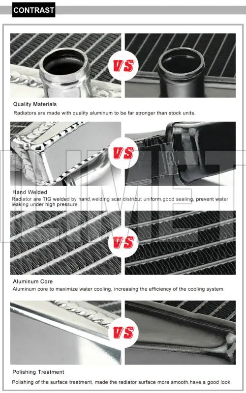 Высокое качество охлаждения кулер Замена радиатор алюминиевый сплав ядра для Honda