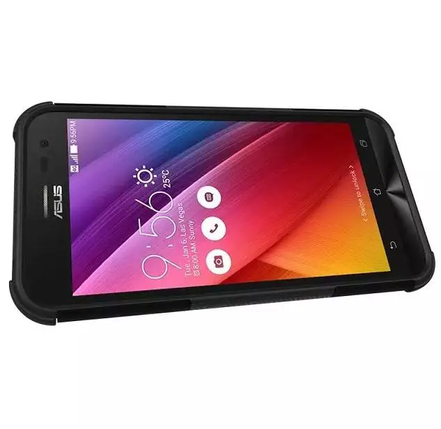 Heavy Duty Armor Shock proof Hybird Hard Rugged Rubber Case Stand Cover Skin For ASUS ZenFone 2 Laser ZE500KL (8 Colors) |