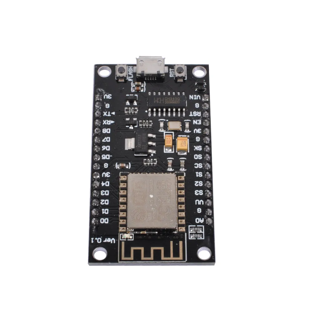 Беспроводной модуль NodeMcu v3 CH340 Lua WiFi Интернет разработанная плата ESP8266 с антенной на печатной плате и usb порт ESP-12F