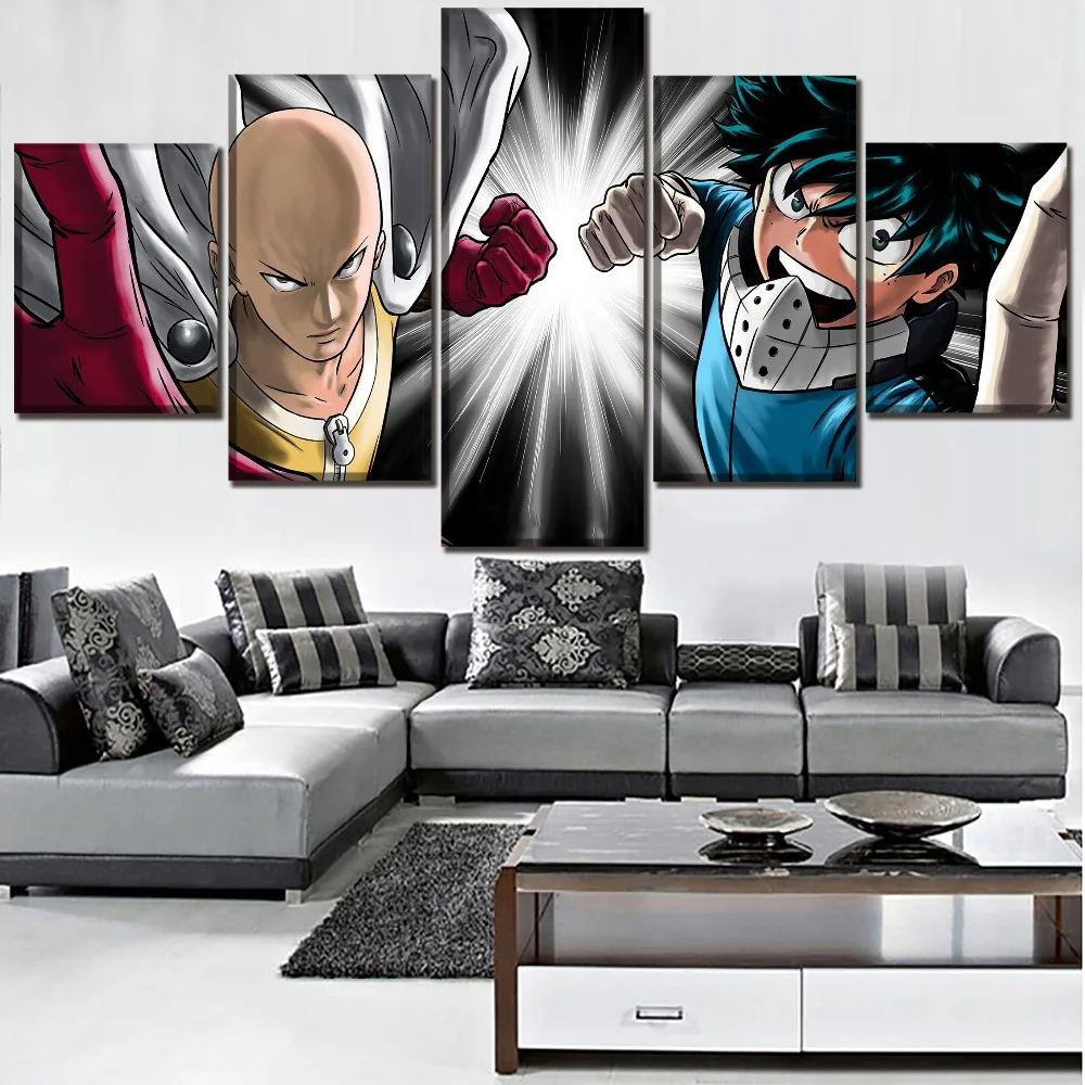 ONE PUNCH MAN аниме HD печать картина 5 шт. холст искусство современный декор домашний