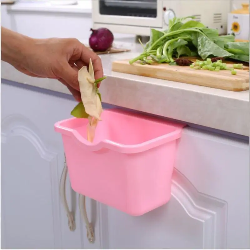 Подвесная кухонная коробка для мусора домашняя дверь шкафа мусорный бак