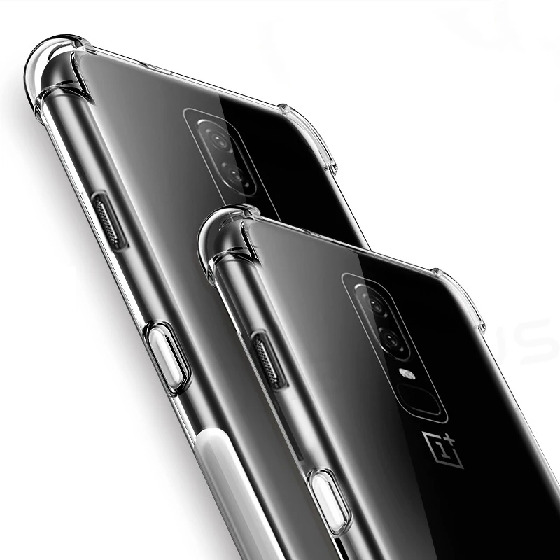 Для OnePlus 3 3t 5 5T 6 6 T 7T 7 Pro Чехол для телефона для One Plus 3t 5T 6 T 5 6 T прозрачный ТПУ чехол противоударные силиконовые прозрачные чехлы
