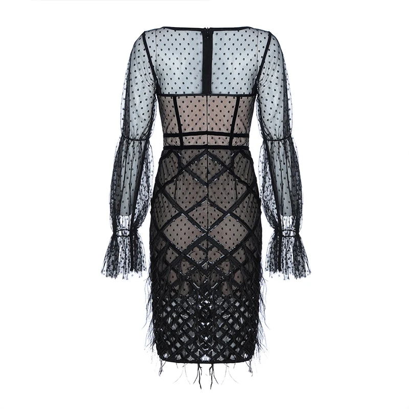 DEIVE TEGER летнее платье для женщин Vestidos 2019 с длинными рукавами в стиле пэчворк