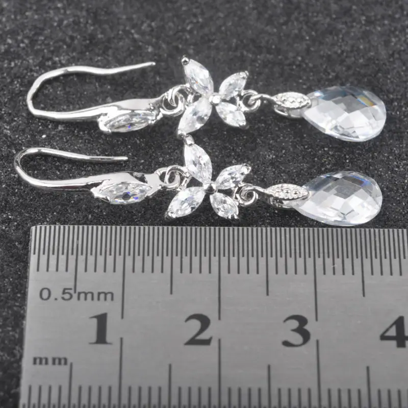 Идеальный белый кубический циркон полудрагоценный камень для женщин