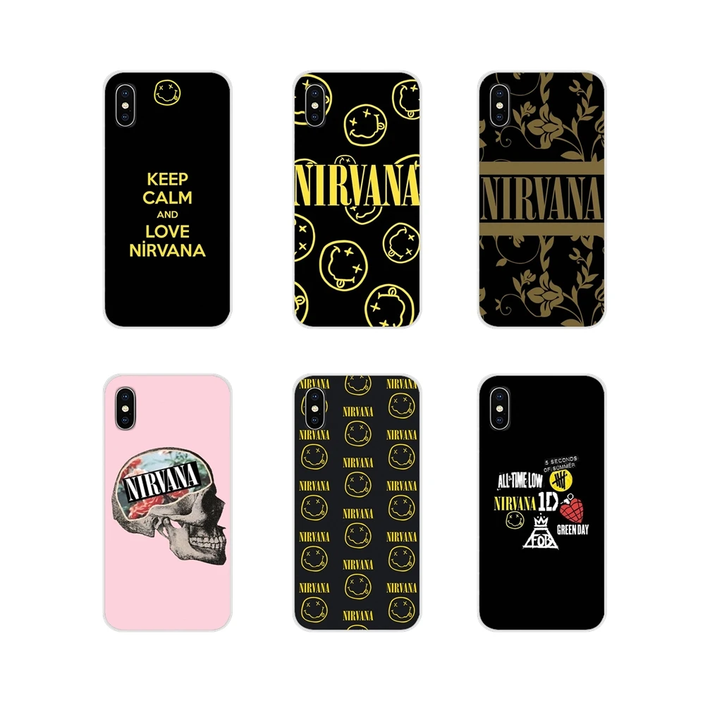 Аксессуары чехол для телефона NIRVANA Rock Roll Band Xiaomi Redmi Note 6A MI8 Pro S2 A2 Lite Se MIx 1 Max 2 3 Oneplus