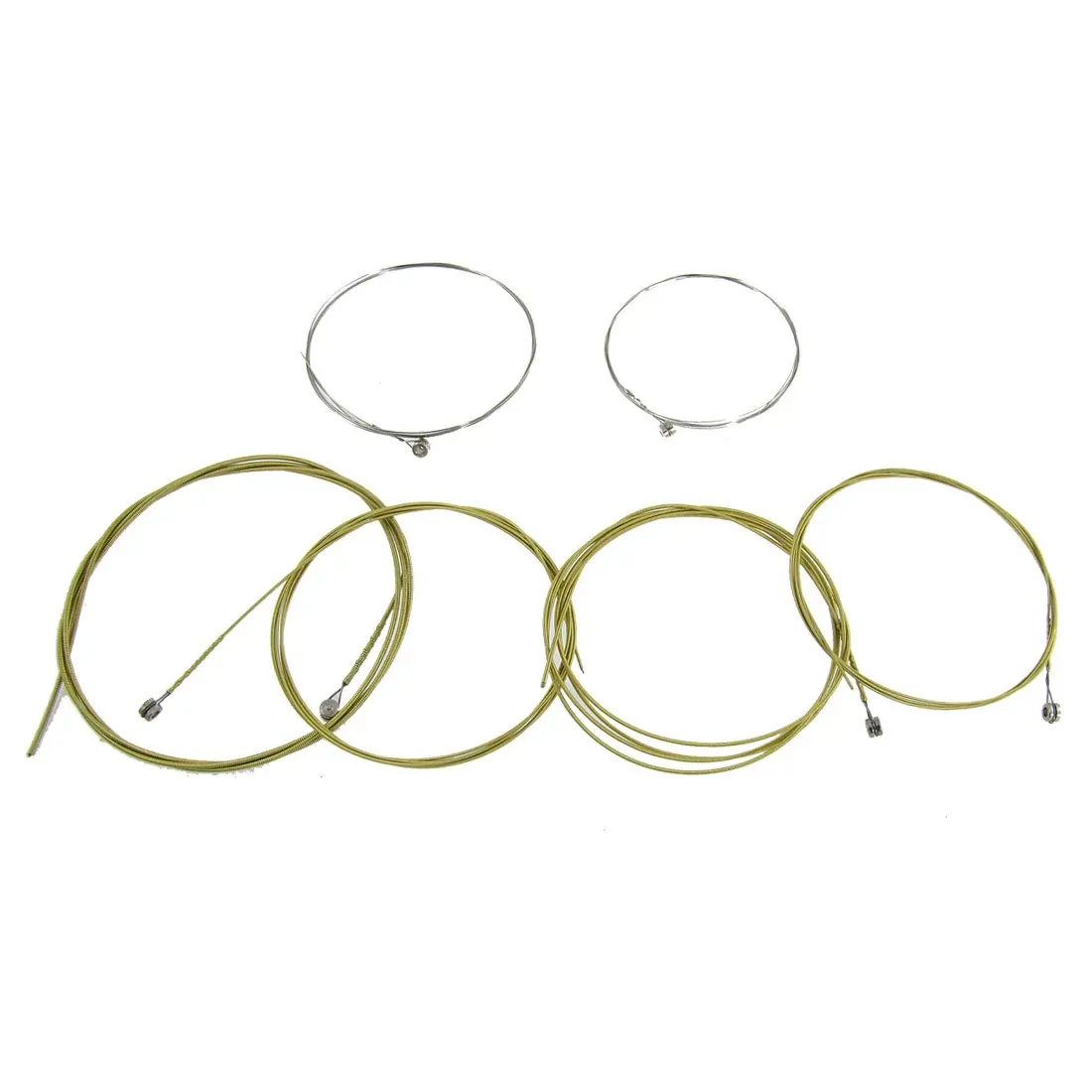 

Replacement 6 Pcs A406 Steel Strings Set for Acoustic Guitar