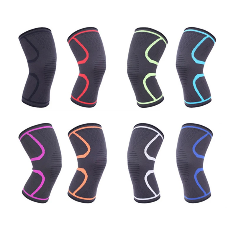 1pc Nylon Elastic Sports Breathable Knee brace Support Running Joelheiras Fitness Pads sleeve cheap Protector | Спорт и развлечения